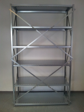 Preview: Fachbodenregal Nedcon, H=2,2m,T=0,6m,L=ca.10.43m