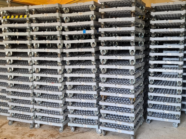 20 x Transportroller, 800x600 mm, inkl. Versand