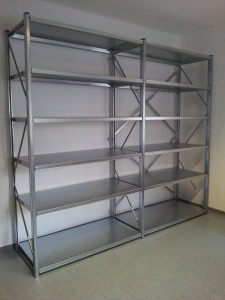 Fachbodenregal Nedcon, H=2,2m,T=0,6m,L=ca.10.43m