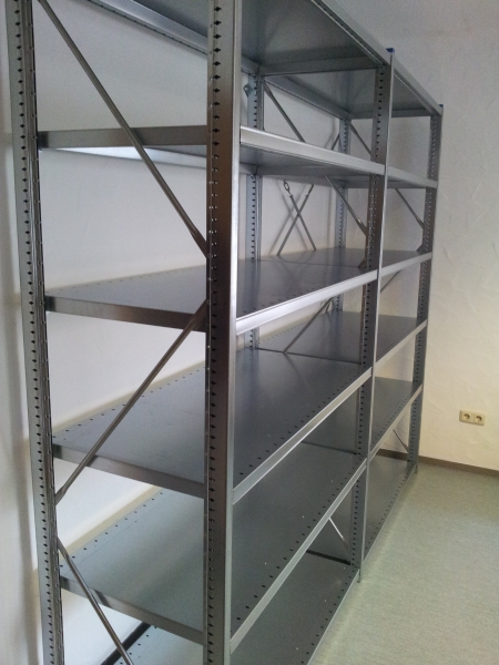 Fachbodenregal Nedcon, H=2,2m,T=0,6m,L=ca.10.43m