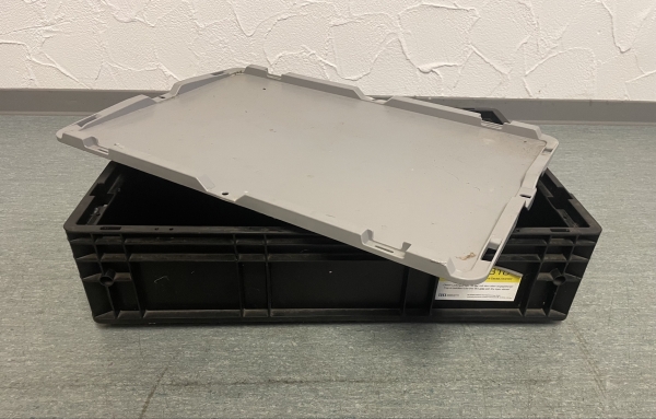 1x Lagerbehälter mit Deckel,RL-KLT ESD 6147, Selbstabholung